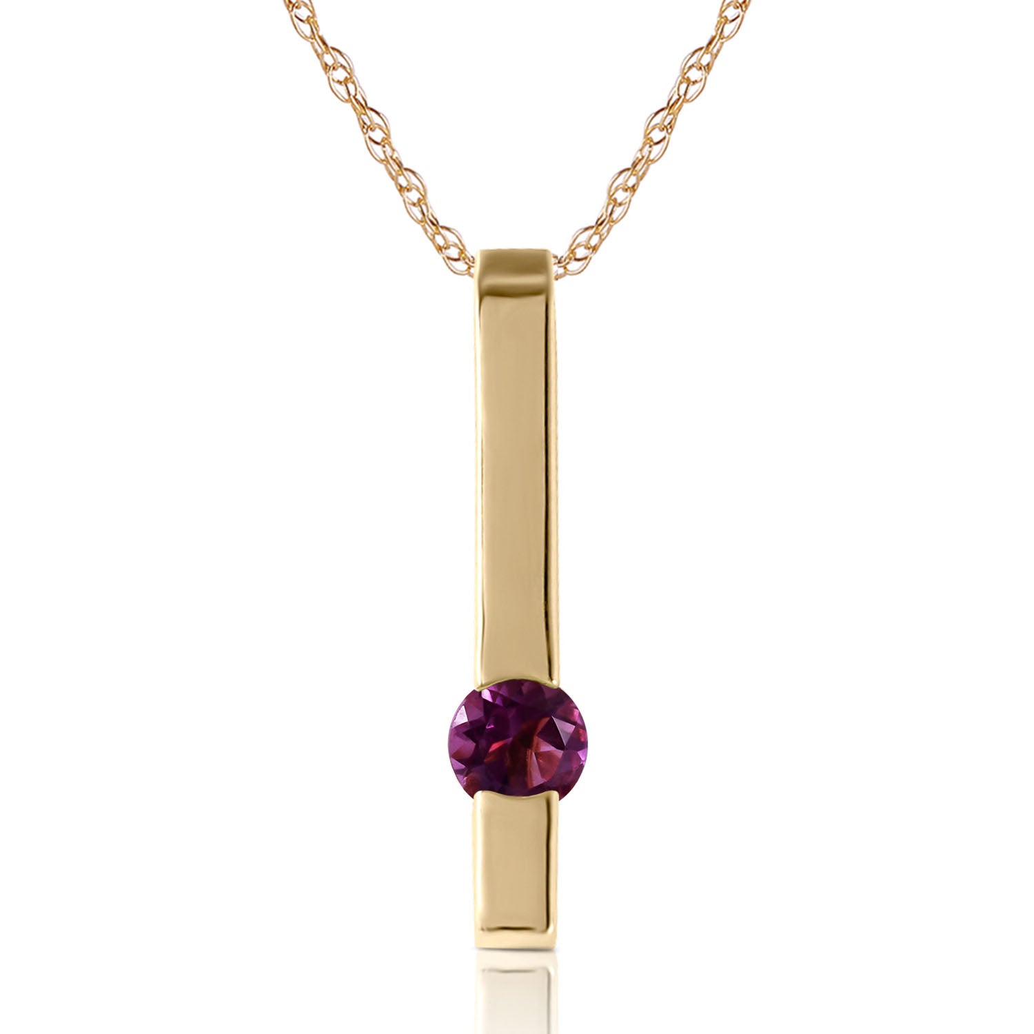 Sunset Glow Amethyst Necklace