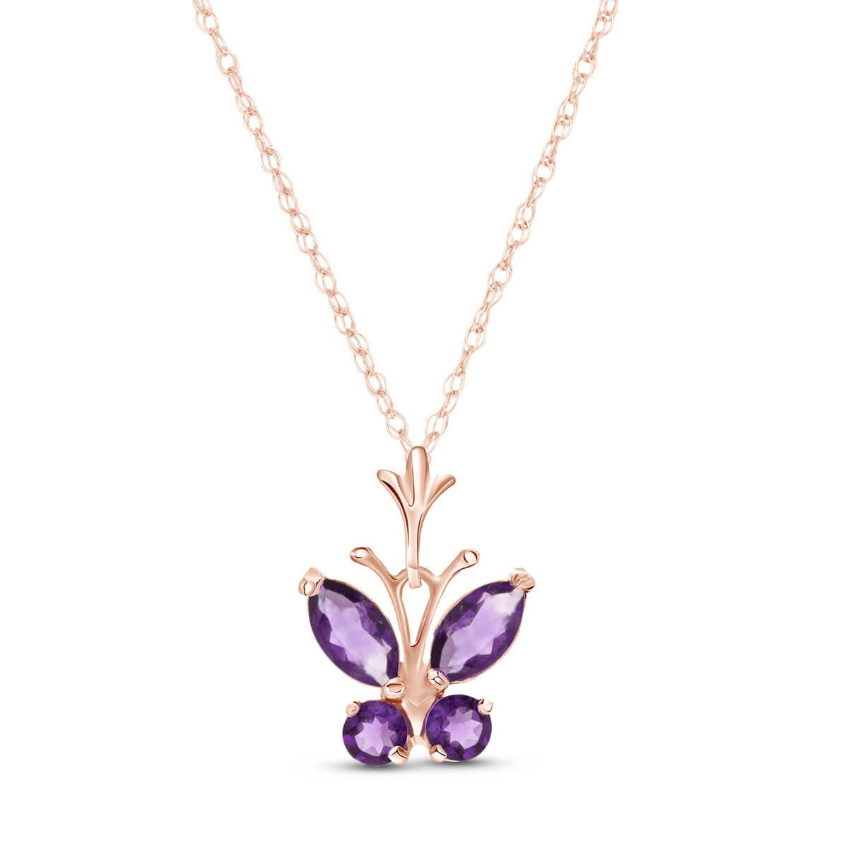 Autumn Breeze Amethyst Necklace