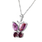 Glimmering Wings Amethyst Necklace