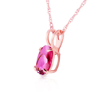 Tranquil Moon Pink Topaz Necklace