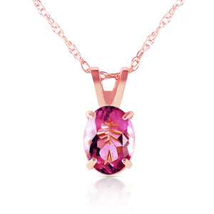 Tranquil Moon Pink Topaz Necklace