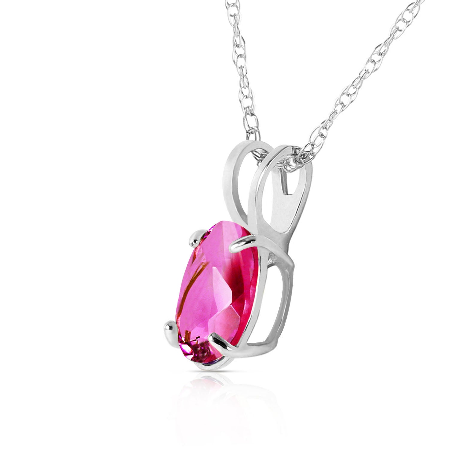 Tranquil Moon Pink Topaz Necklace