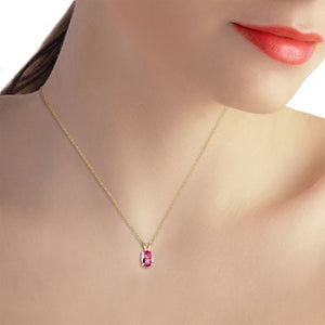 Tranquil Moon Pink Topaz Necklace