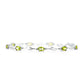 Shimmering Array Bracelet and Peridot Diamond