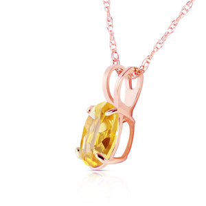 Tranquil Moon Citrine Necklace