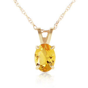 Tranquil Moon Citrine Necklace
