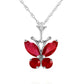 Autumn Breeze Ruby Necklace