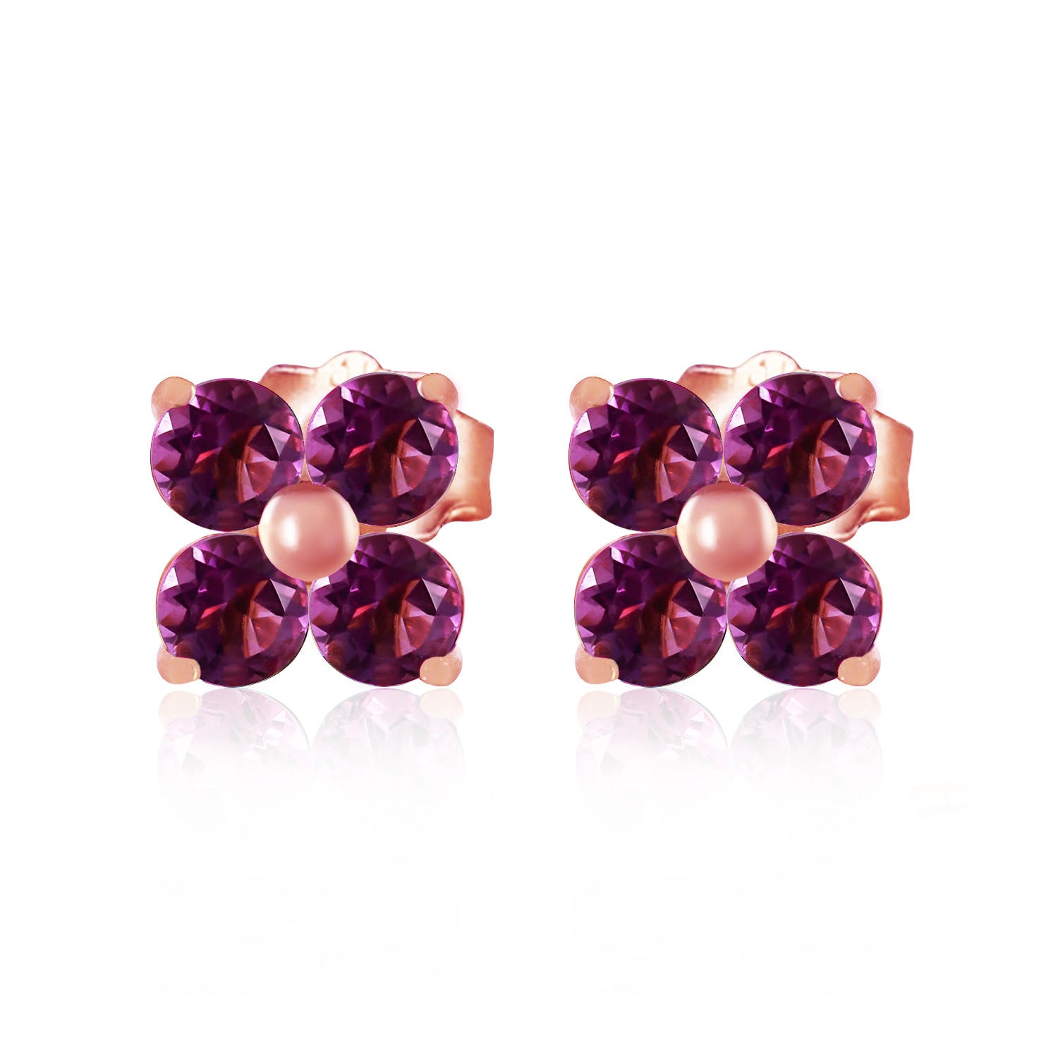 Garden Gem Amethyst Earrings