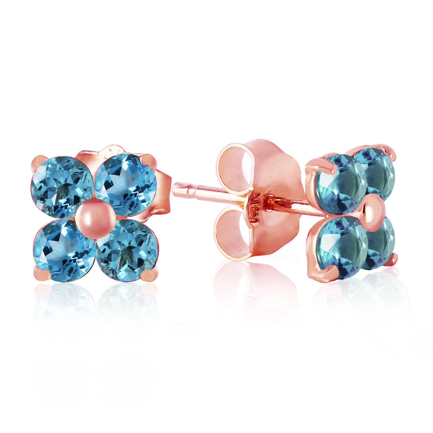 Garden Gem Blue Topaz Earrings