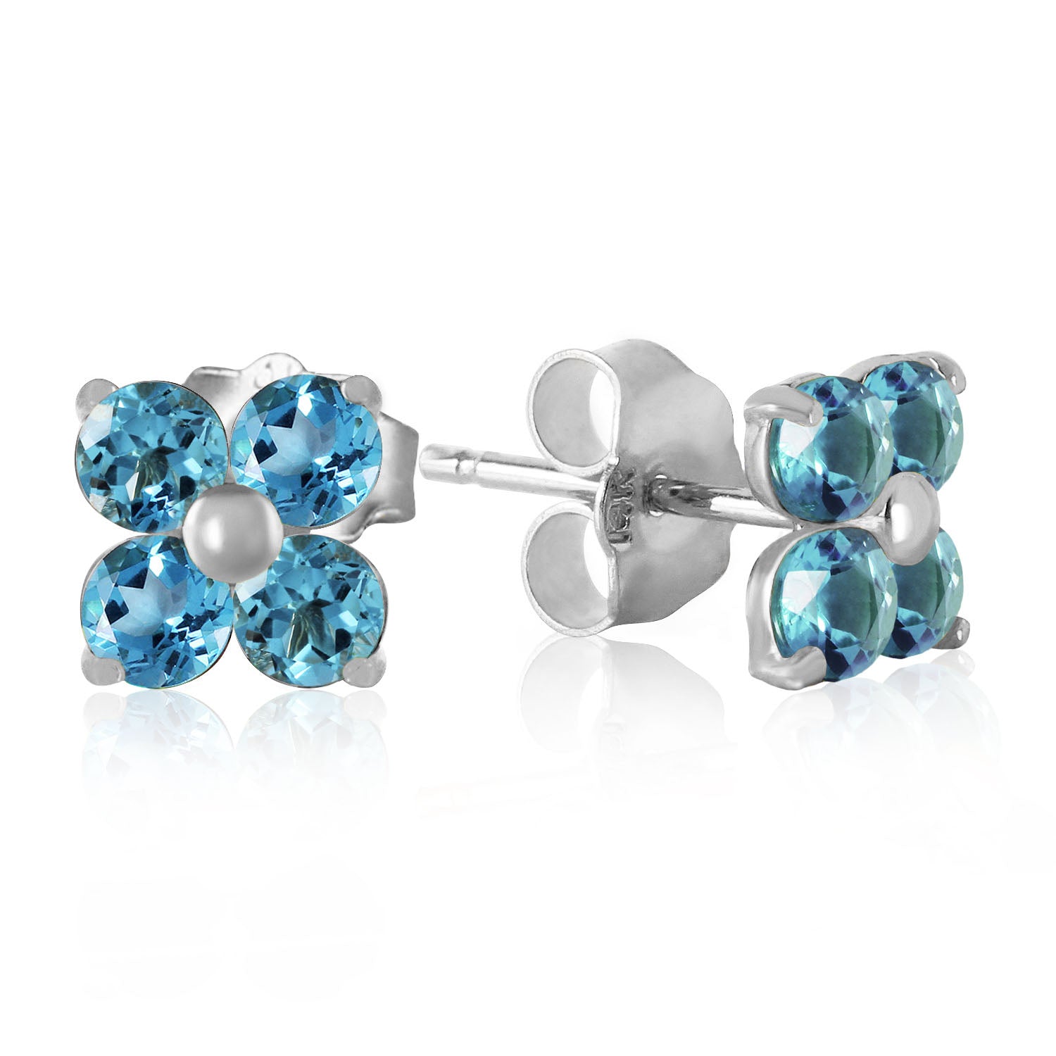 Garden Gem Blue Topaz Earrings