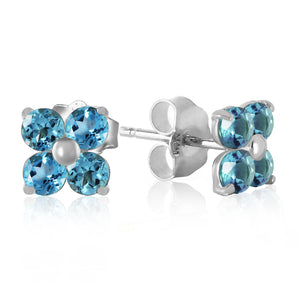 Garden Gem Blue Topaz Earrings