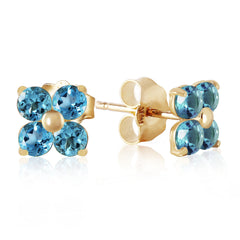 Garden Gem Blue Topaz Earrings