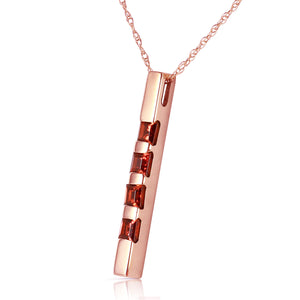 Evergreen Harmony Garnet Necklace