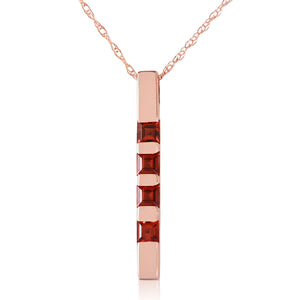 Evergreen Harmony Garnet Necklace