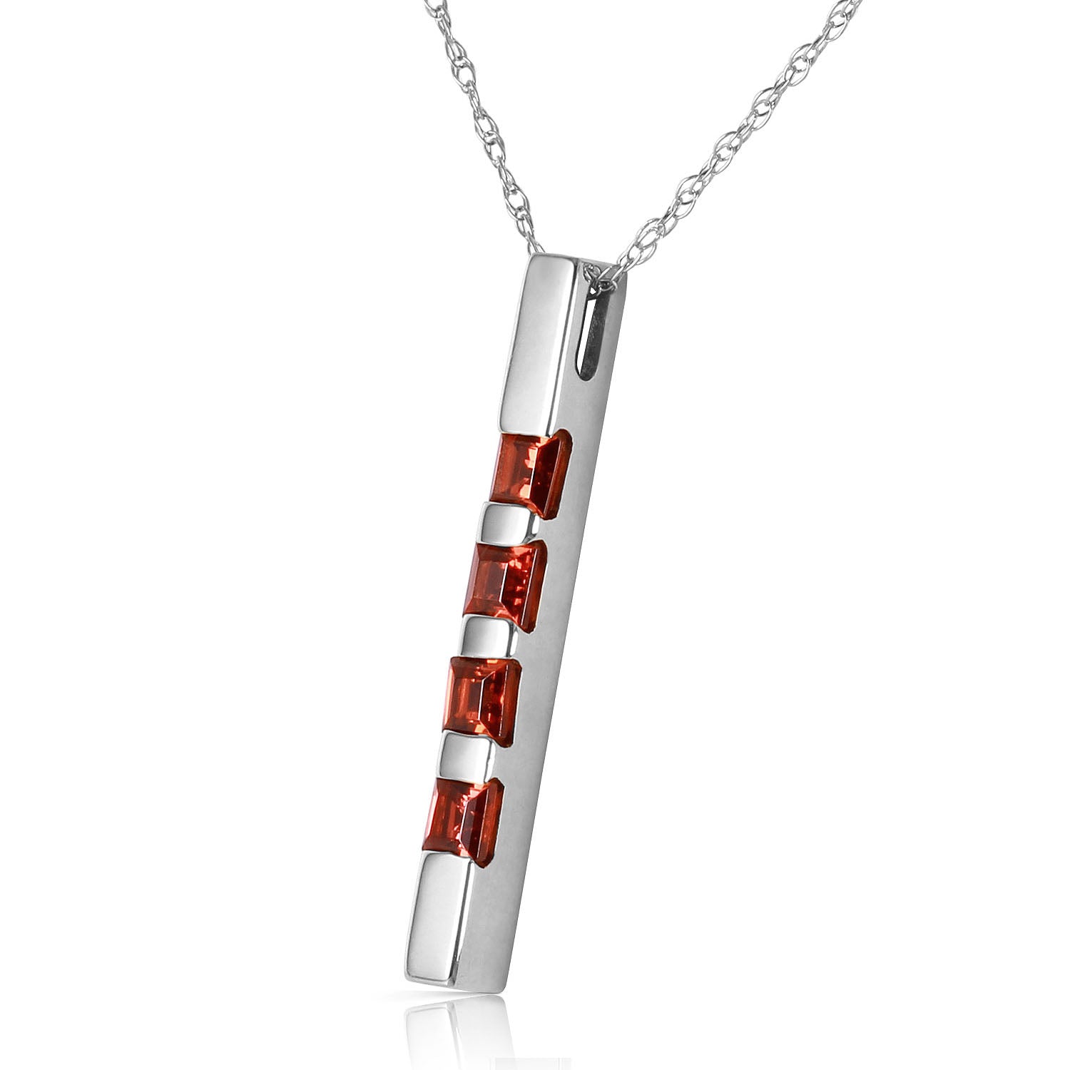Evergreen Harmony Garnet Necklace