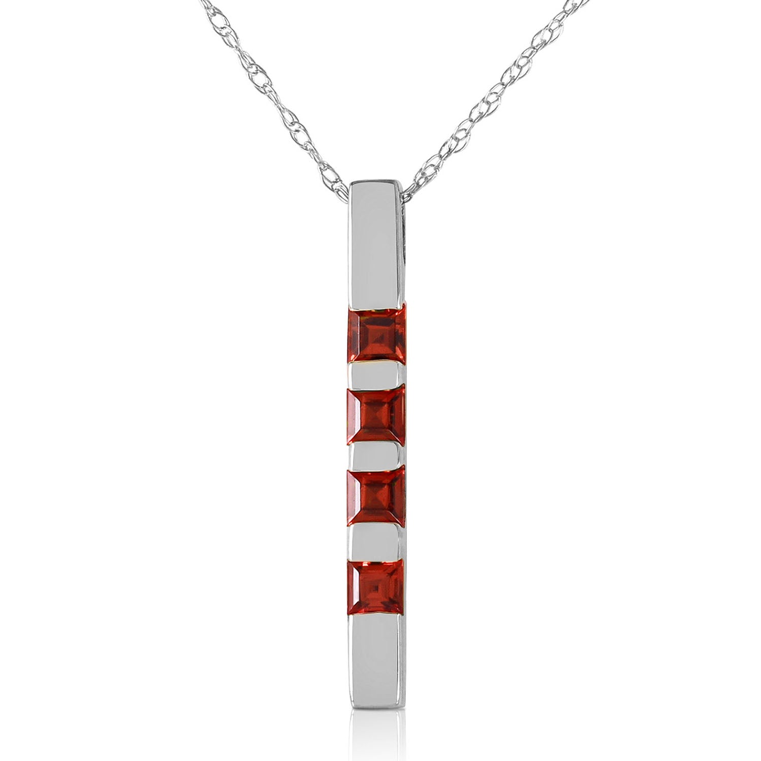 Evergreen Harmony Garnet Necklace