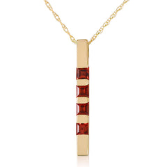 Evergreen Harmony Garnet Necklace
