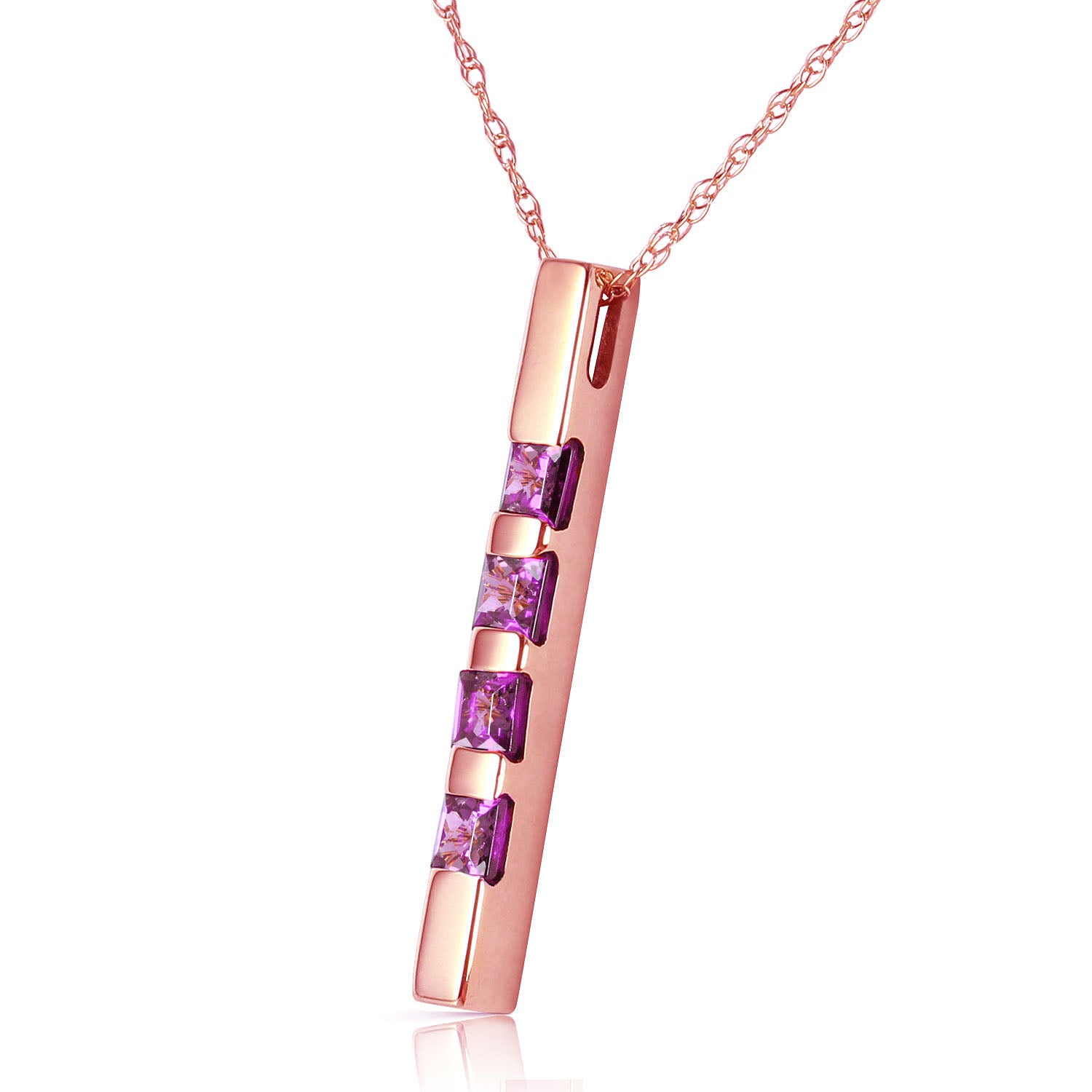 Evergreen Harmony Amethyst Necklace