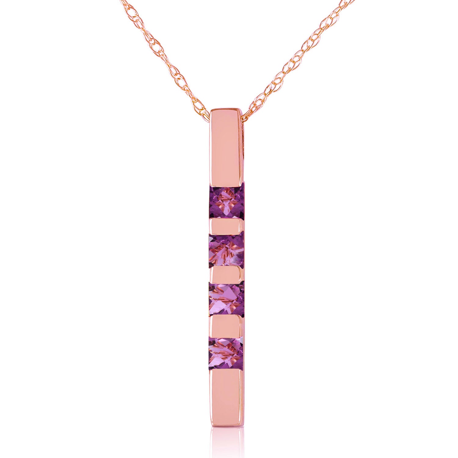 Evergreen Harmony Amethyst Necklace