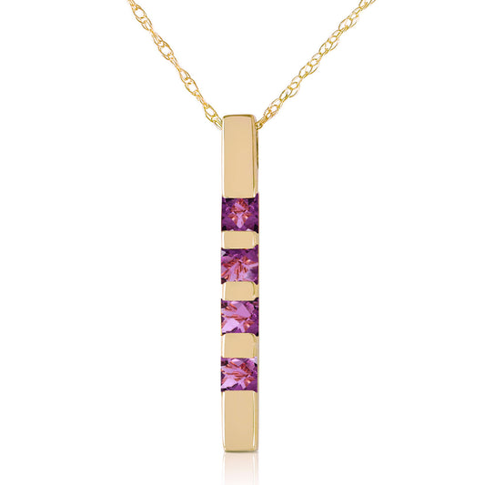 Gemline Gleam Amethyst Necklace