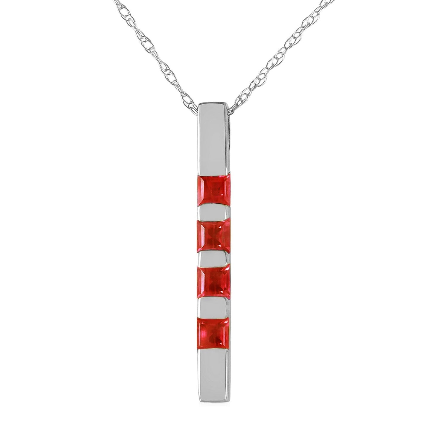 Gemline Gleam Ruby Necklace