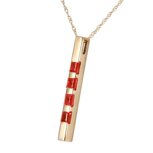 Evergreen Harmony Ruby Necklace