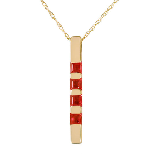 Gemline Gleam Ruby Necklace