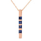 Evergreen Harmony Sapphire Necklace