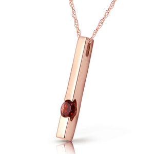 Sunset Glow Garnet Necklace