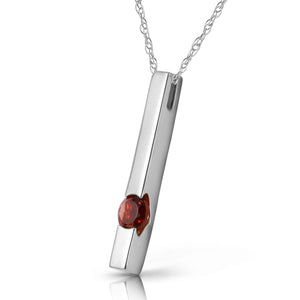 Sunset Glow Garnet Necklace