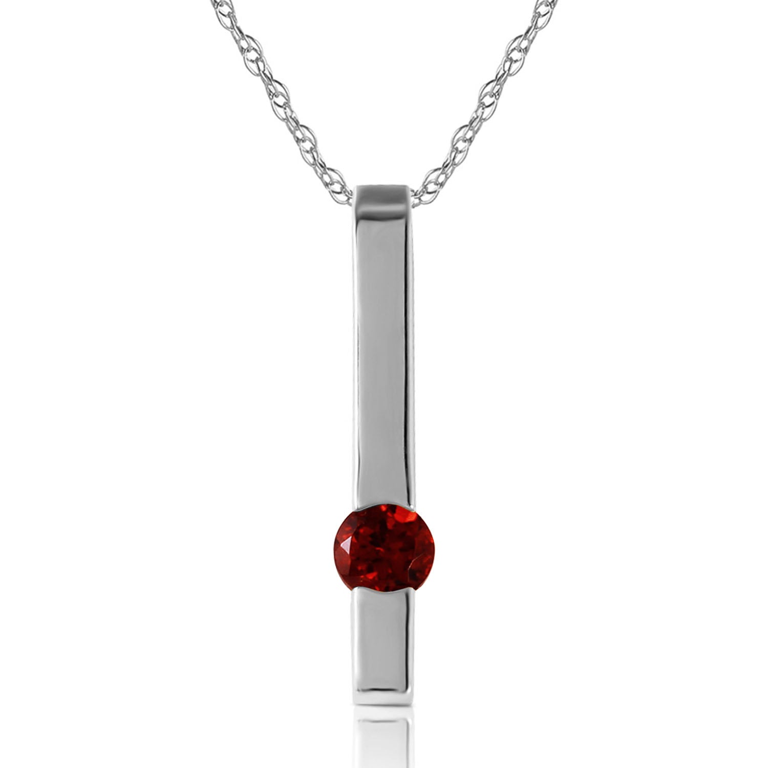 Sunset Glow Garnet Necklace