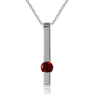 Sunset Glow Garnet Necklace