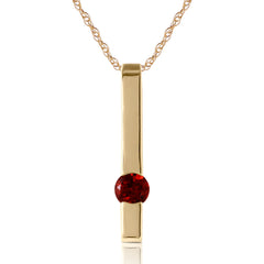 Sunset Glow Garnet Necklace