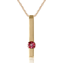 Sunset Glow Pink Topaz Necklace