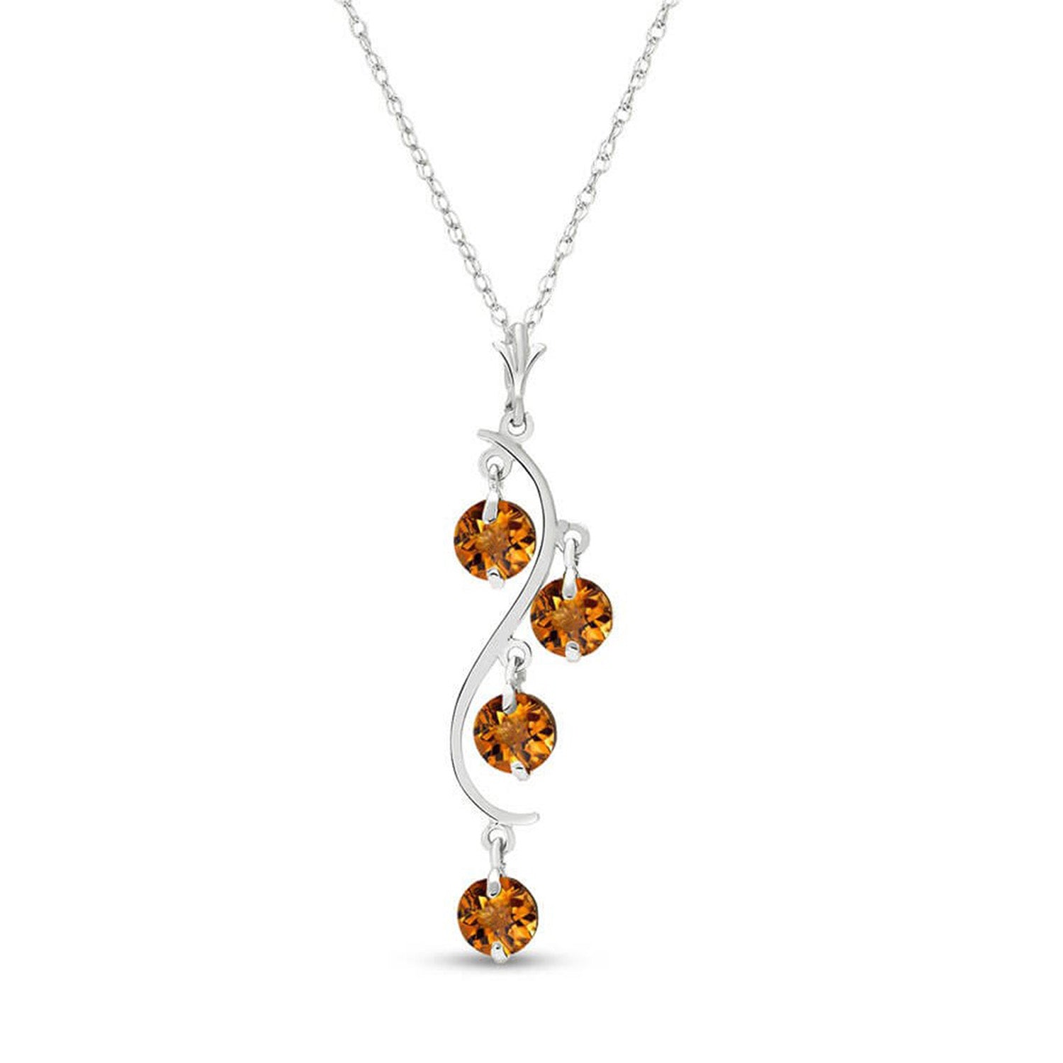 Radiant Drops Citrine Necklace