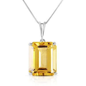 Shimmering Cuts Citrine Necklace