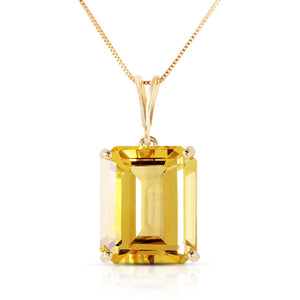 Shimmering Cuts Citrine Necklace