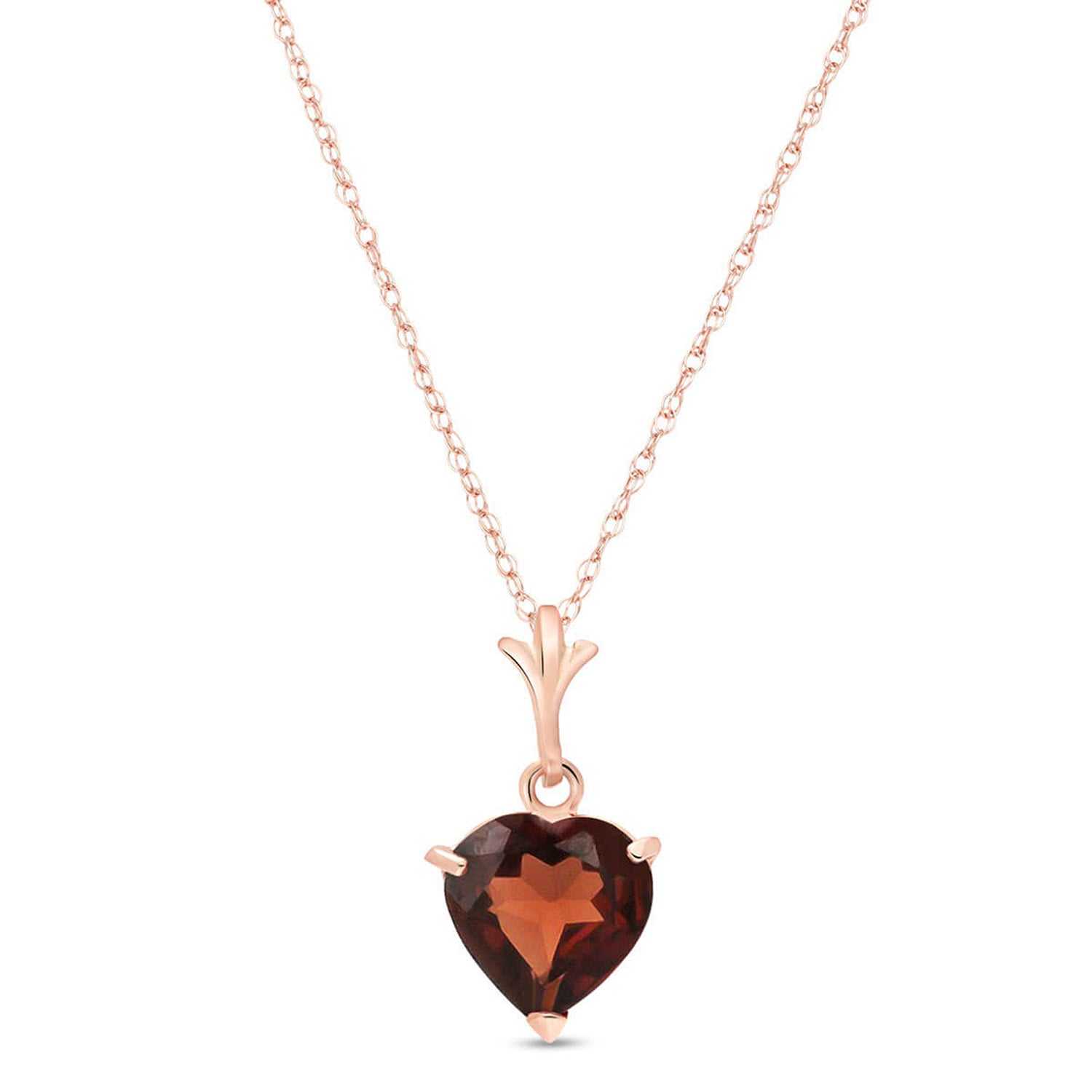 Eternal Love Garnet Necklace