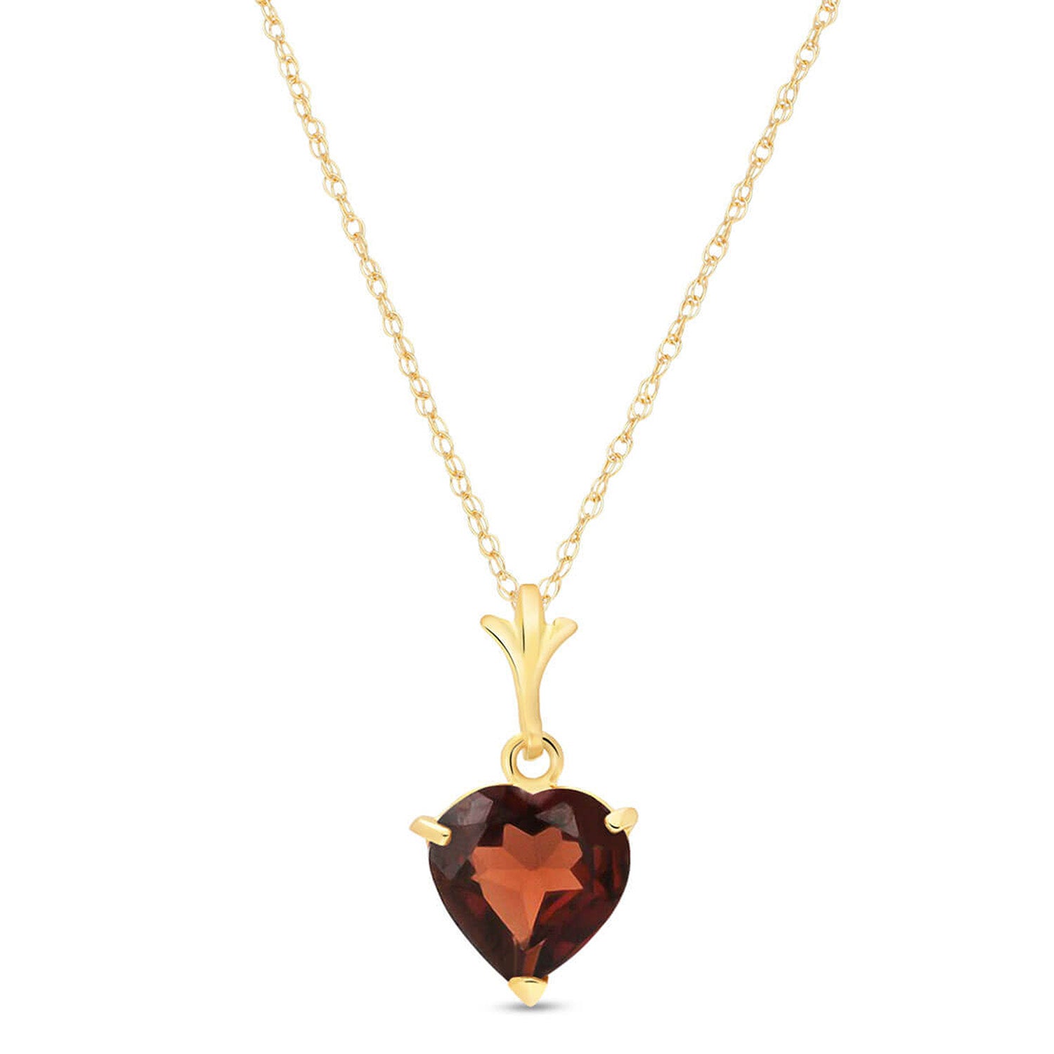Eternal Love Garnet Necklace