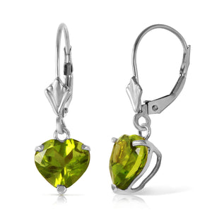 Eternal Love Peridot Leverback Earrings