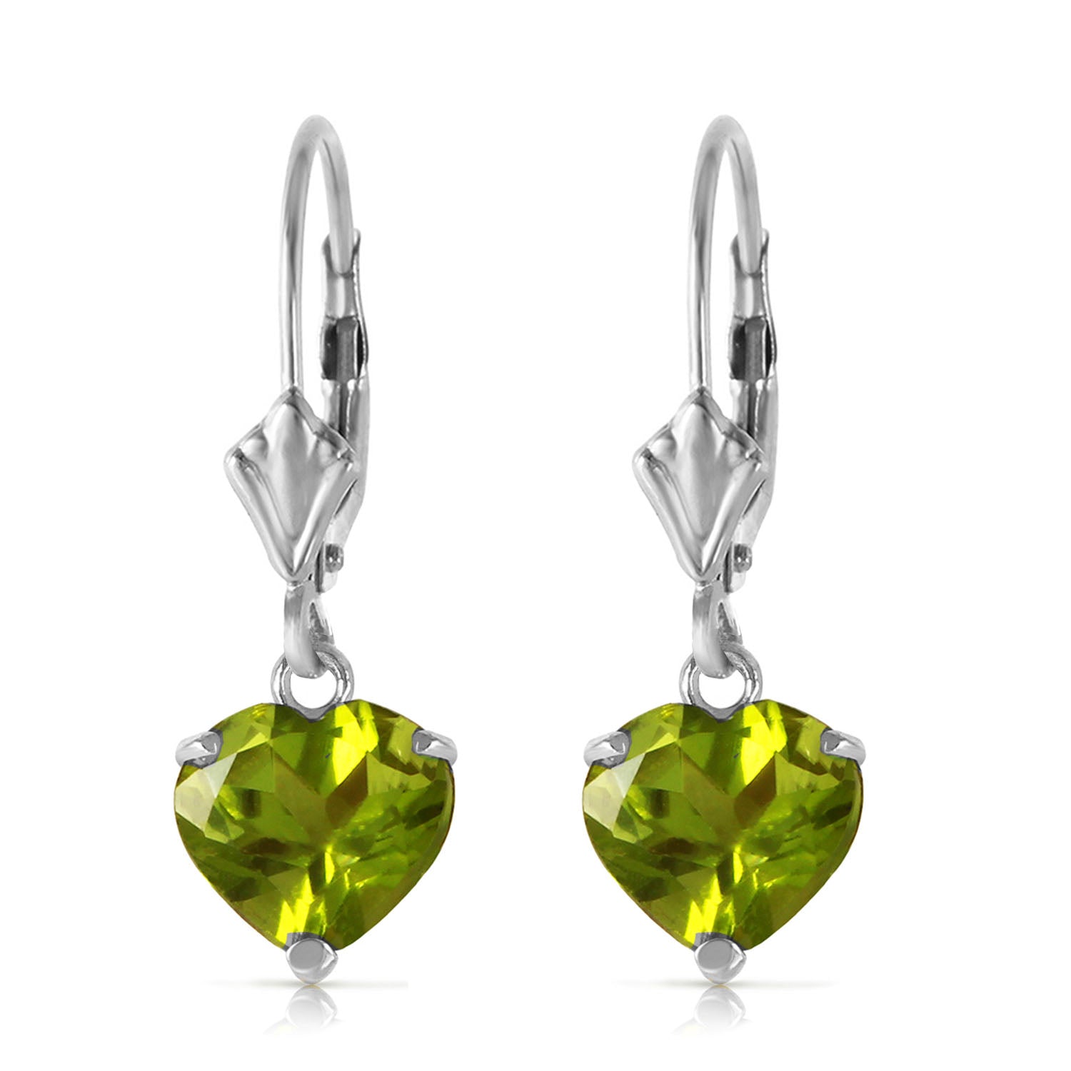 Eternal Love Peridot Leverback Earrings