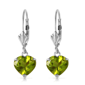 Eternal Love Peridot Leverback Earrings