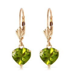 Eternal Love Peridot Leverback Earrings