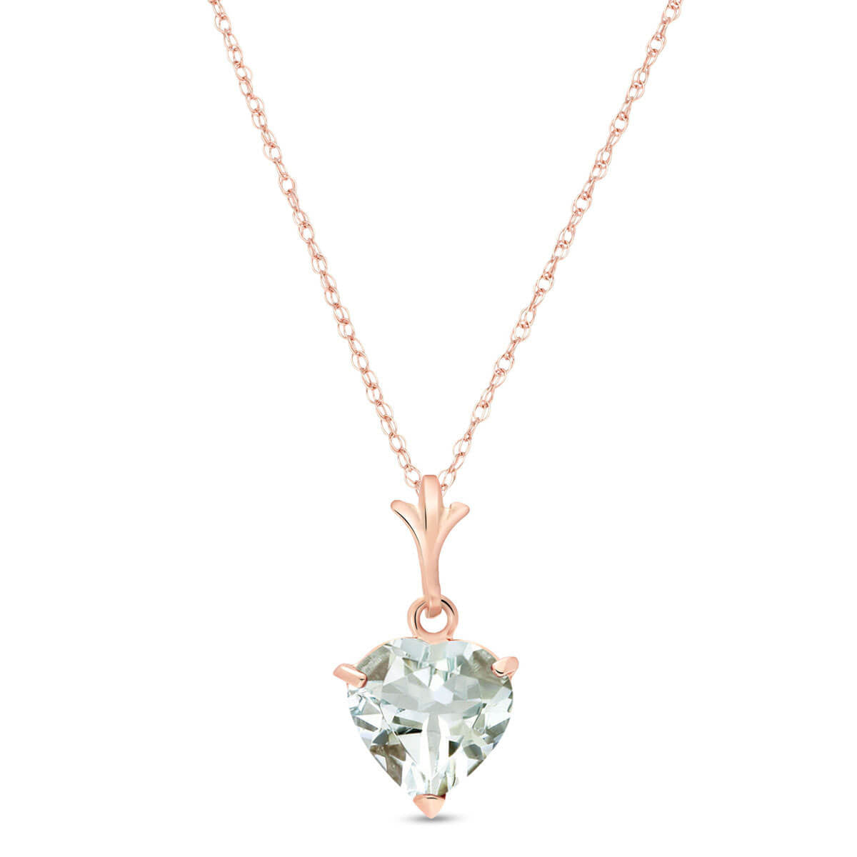 Eternal Love Aquamarine Necklace