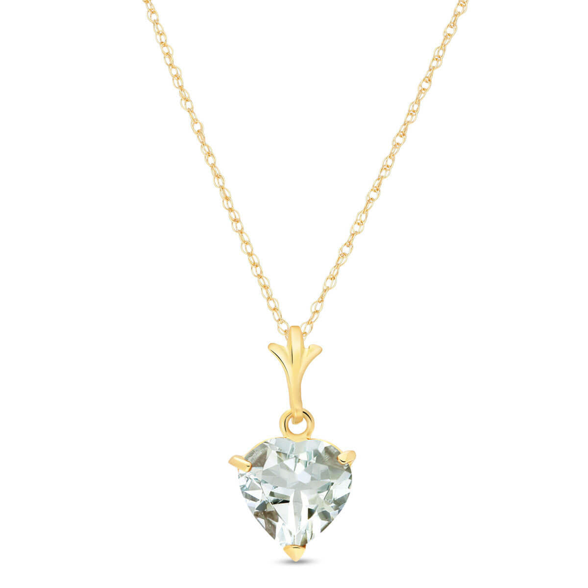 Eternal Love Aquamarine Necklace