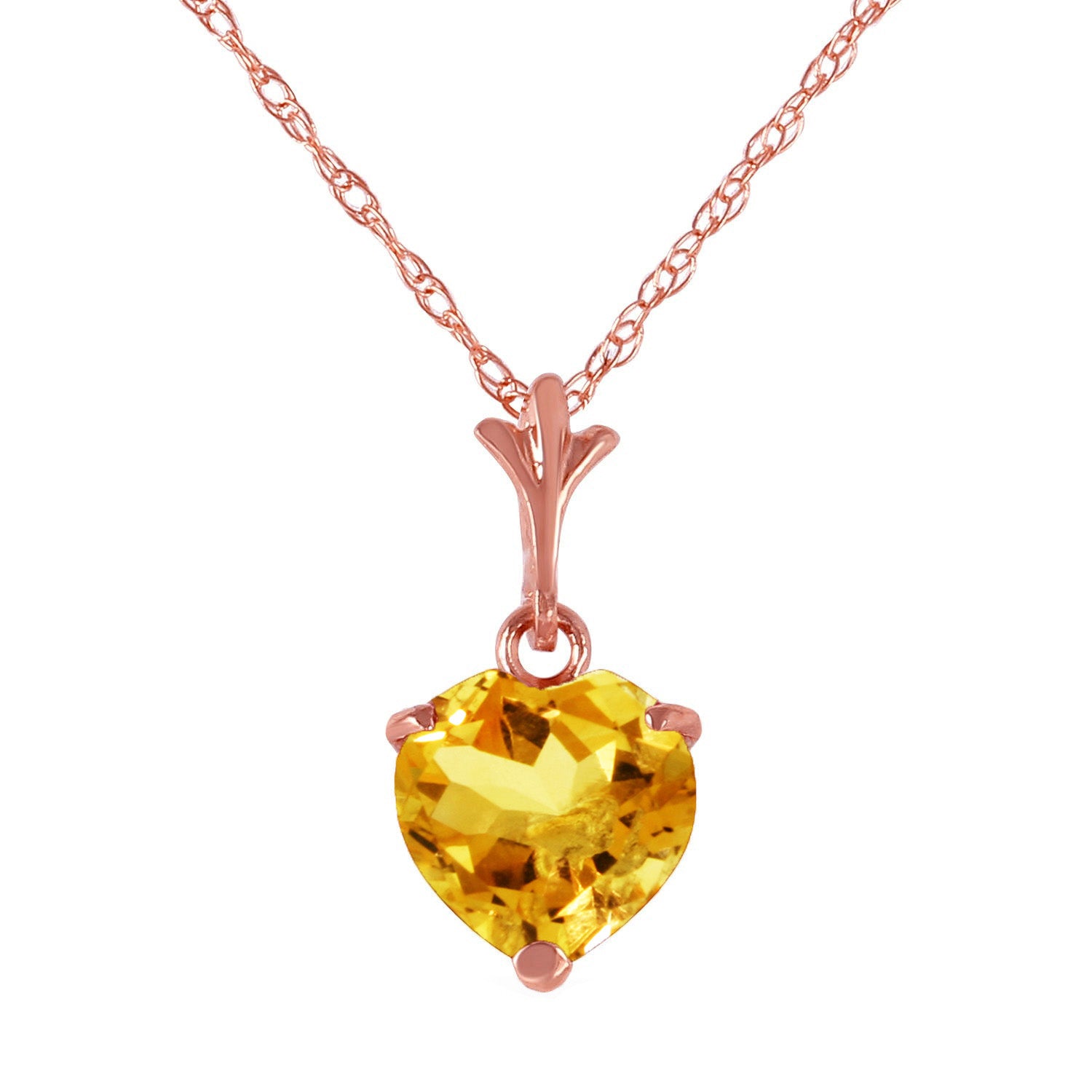 Eternal Love Citrine Necklace