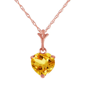 Eternal Love Citrine Necklace