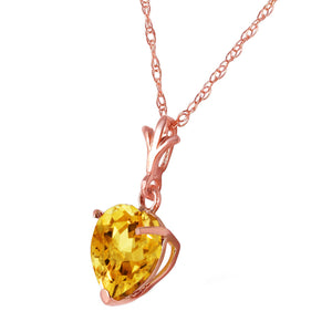 Eternal Love Citrine Necklace