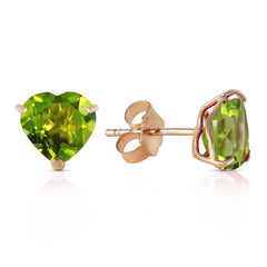 Eternal Love Peridot Stud Earrings