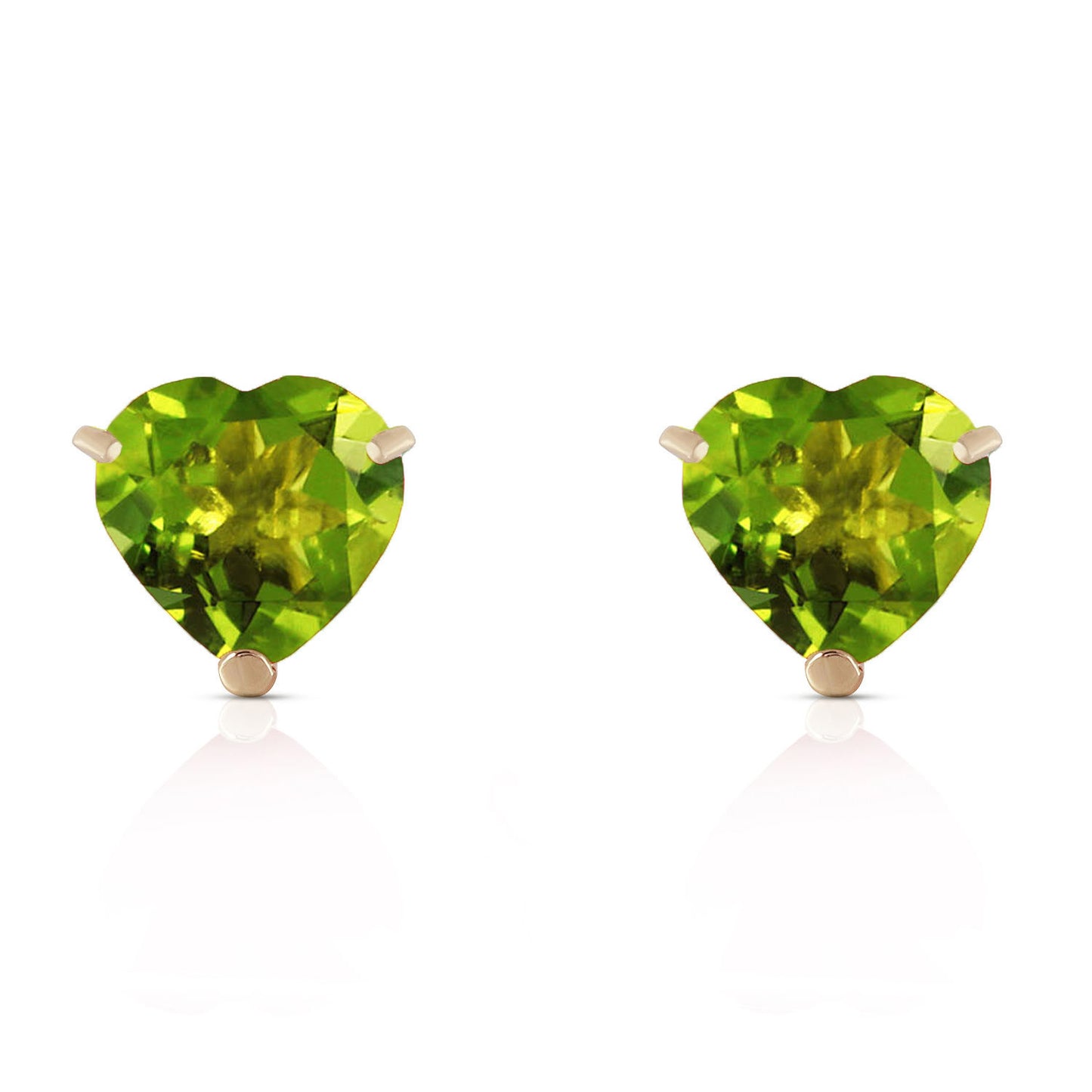 Eternal Love Peridot Stud Earrings